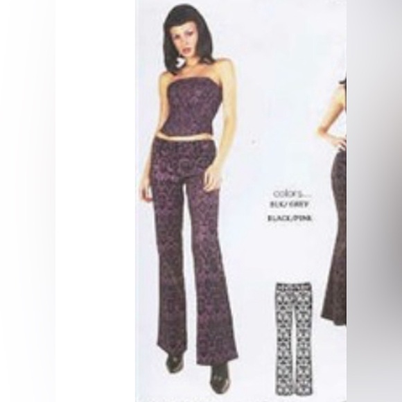 Rare vintage Lip Service Quoth the Raven boot cut pants - Picture 8 of 8